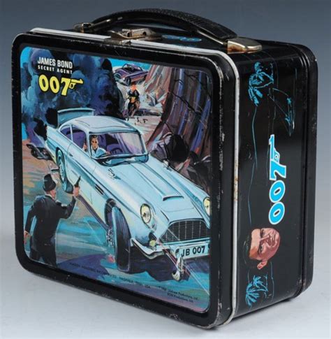 james bond metal lunch box|1966 JAMES BOND 007 LUNCHBOX Lunch Box Metal .